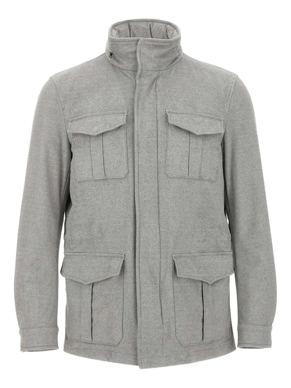 Herno multi-pocket field jacket Grijs