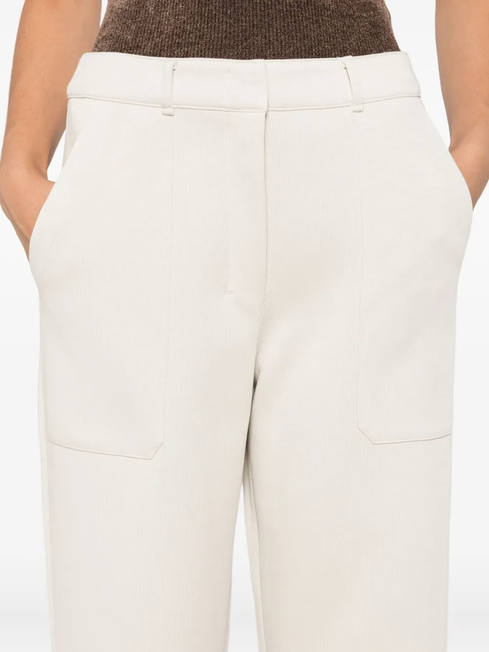 'S Max Mara pocket-detail trousers Beige