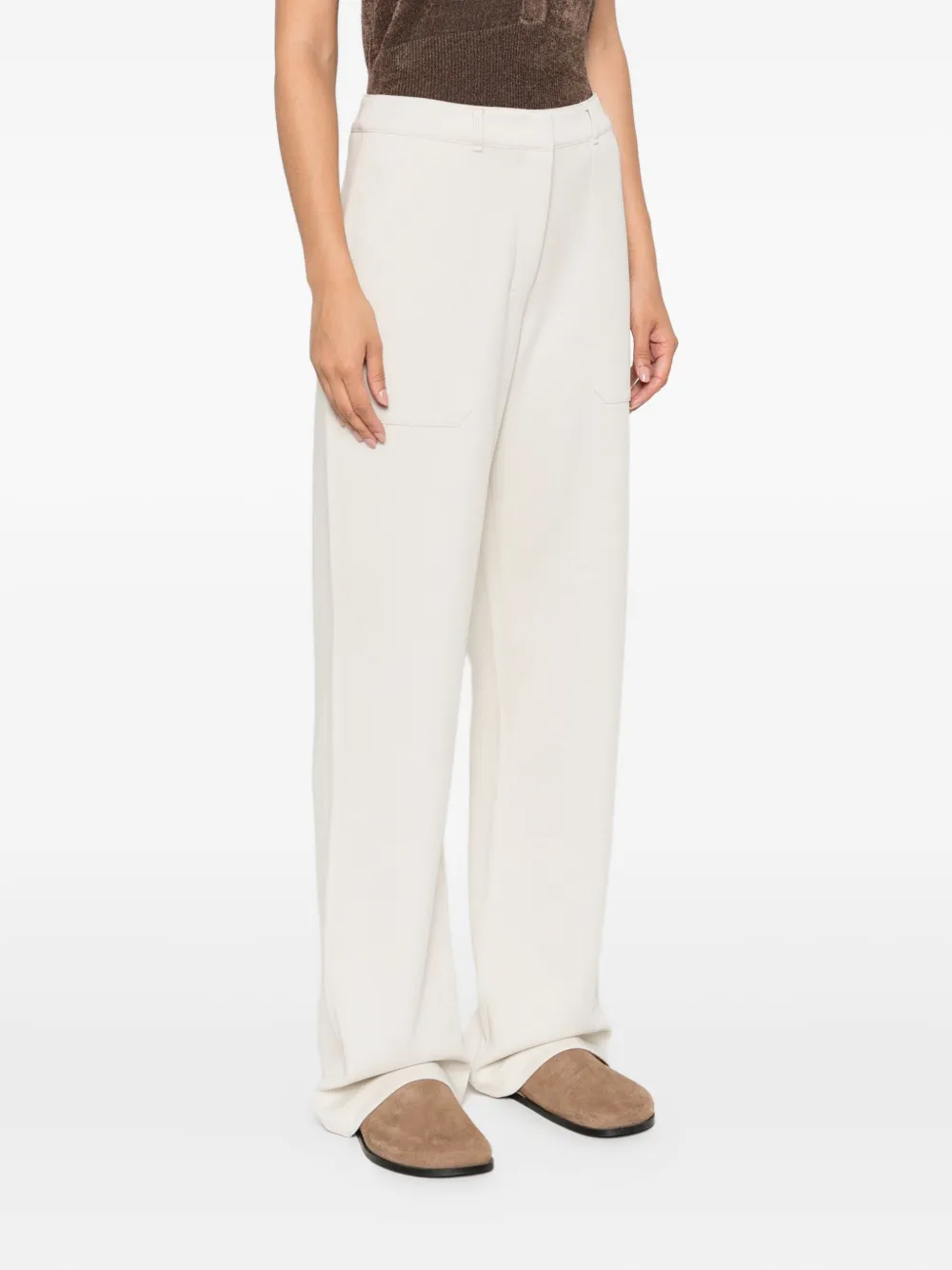'S Max Mara pocket-detail trousers Beige