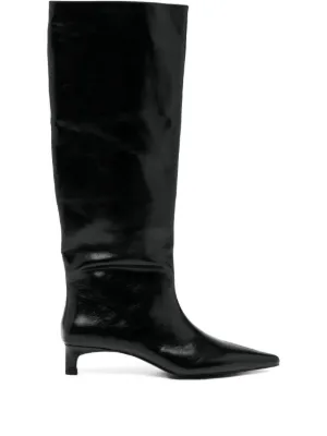 GIABORGHINI プラットフォーム ロングブーツ | ブラック | FARFETCH JP