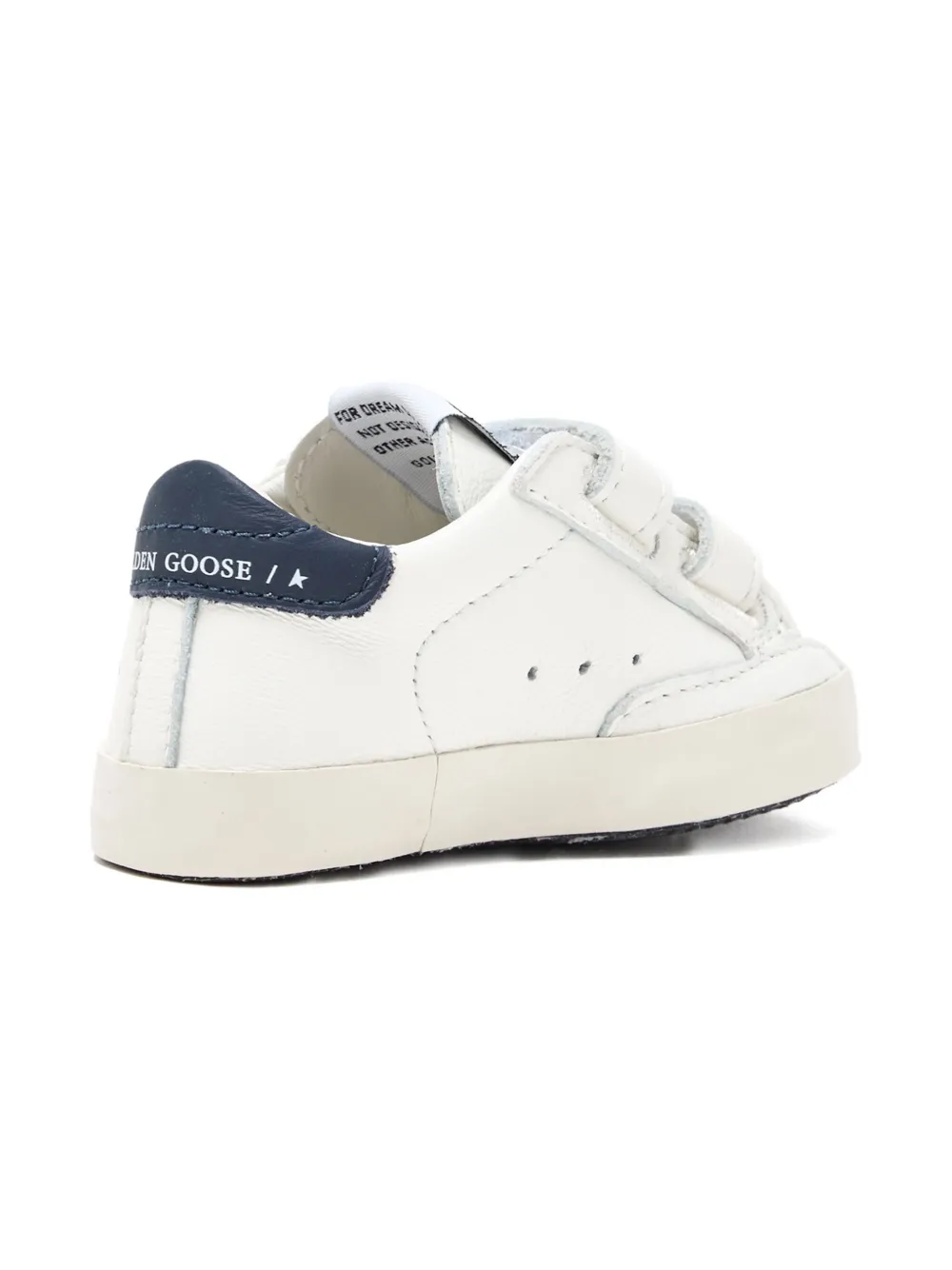 Golden Goose Kids Super Star touch-strap sneakers Wit