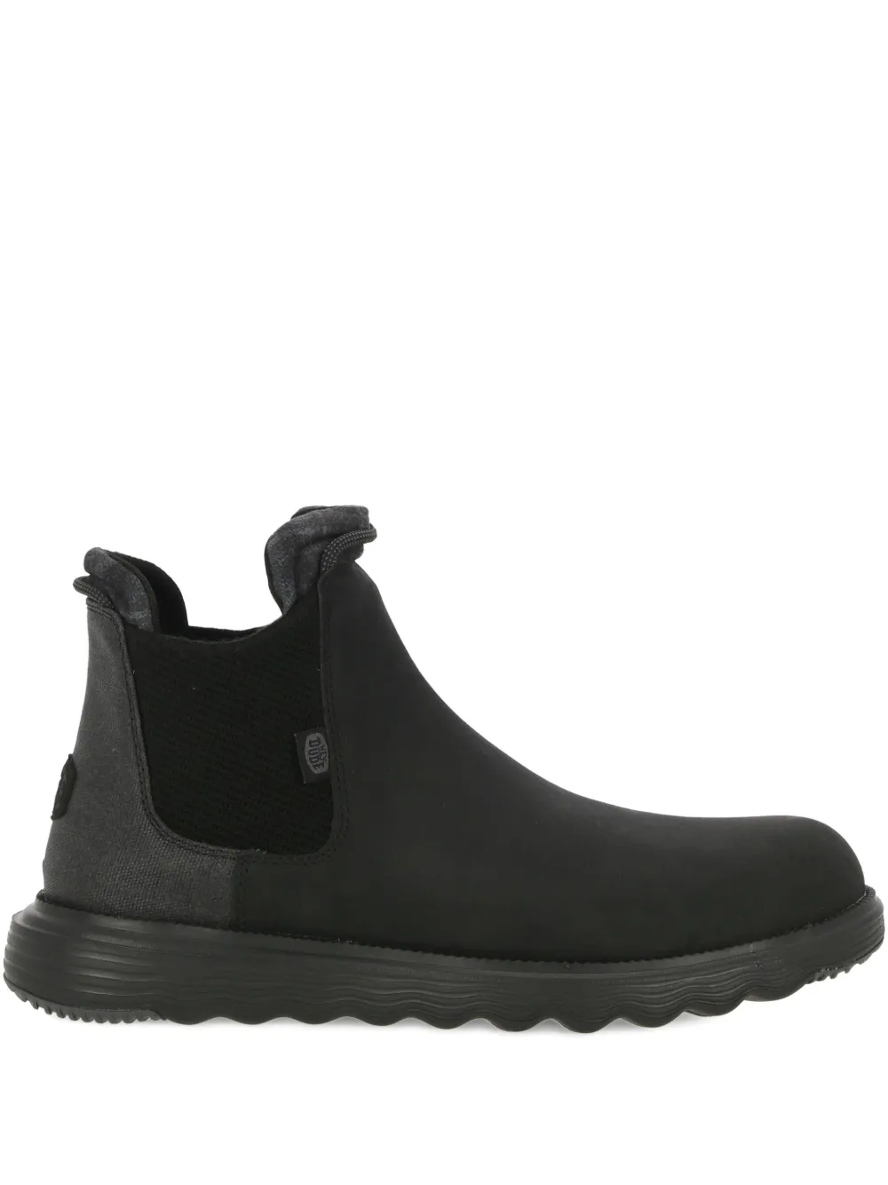 Hey Dude logo-patch ankle boots | Black | Image 1