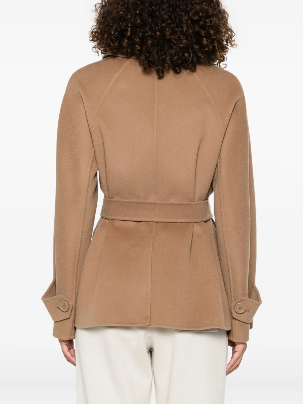'S Max Mara belted double-breasted coat Beige