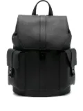 Ferragamo drawstring-fastening leather backpack - Black