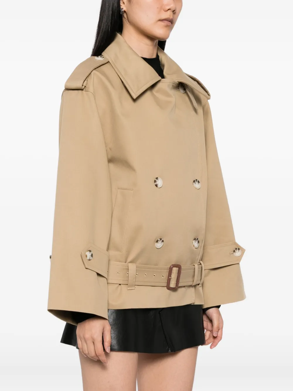 Self-Portrait Trenchcoat Beige