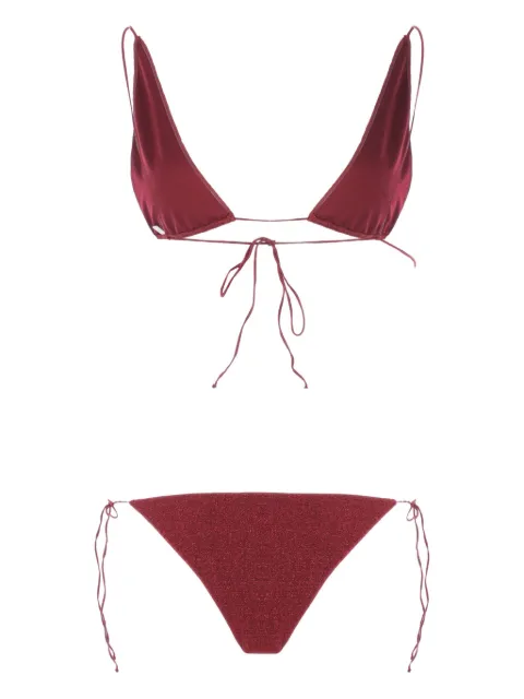 Oséree lurex triangle bikini