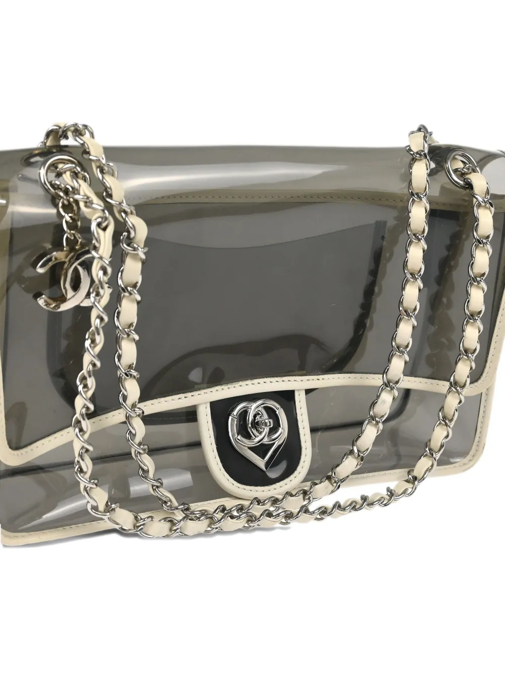 Pre-owned Chanel 2008 Heart Cc Shoulder Bag