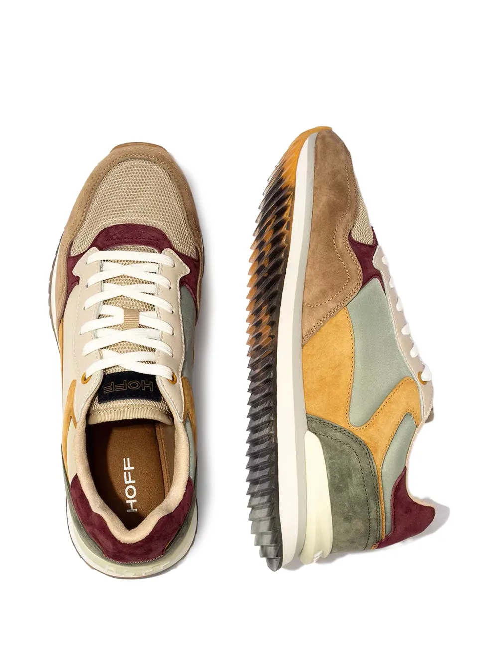 Hoff Madrid colour-blocked sneakers Neutrals