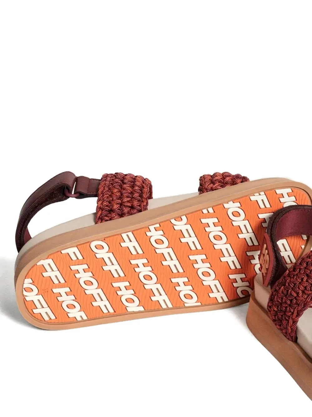 Hoff Sandalen met kralen bandjes Rood