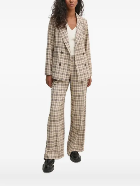 Hoss Intropia checked double-breasted blazer