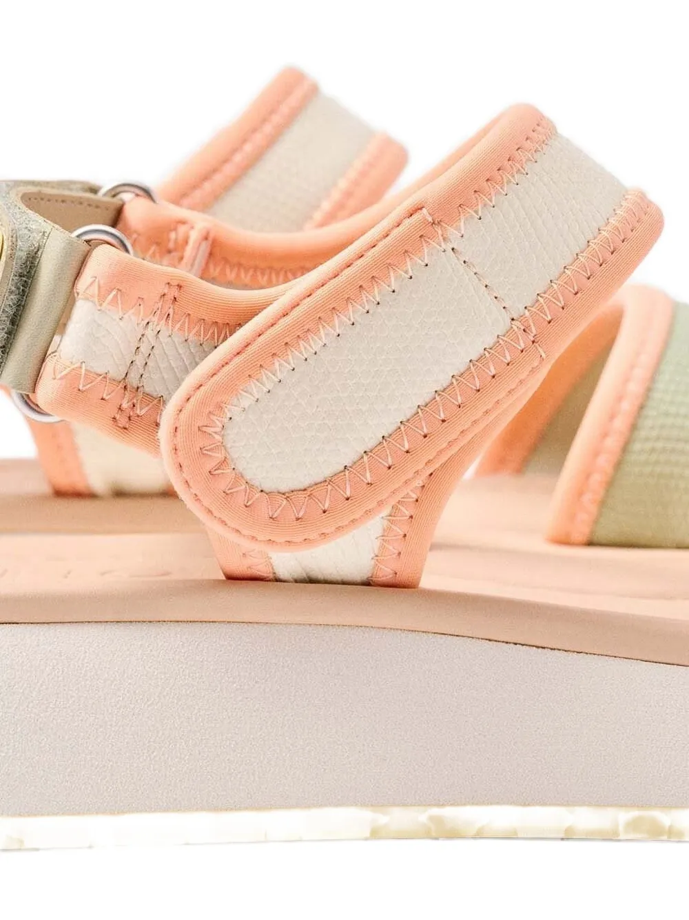 Hoff platform touch-strap sandals Pink