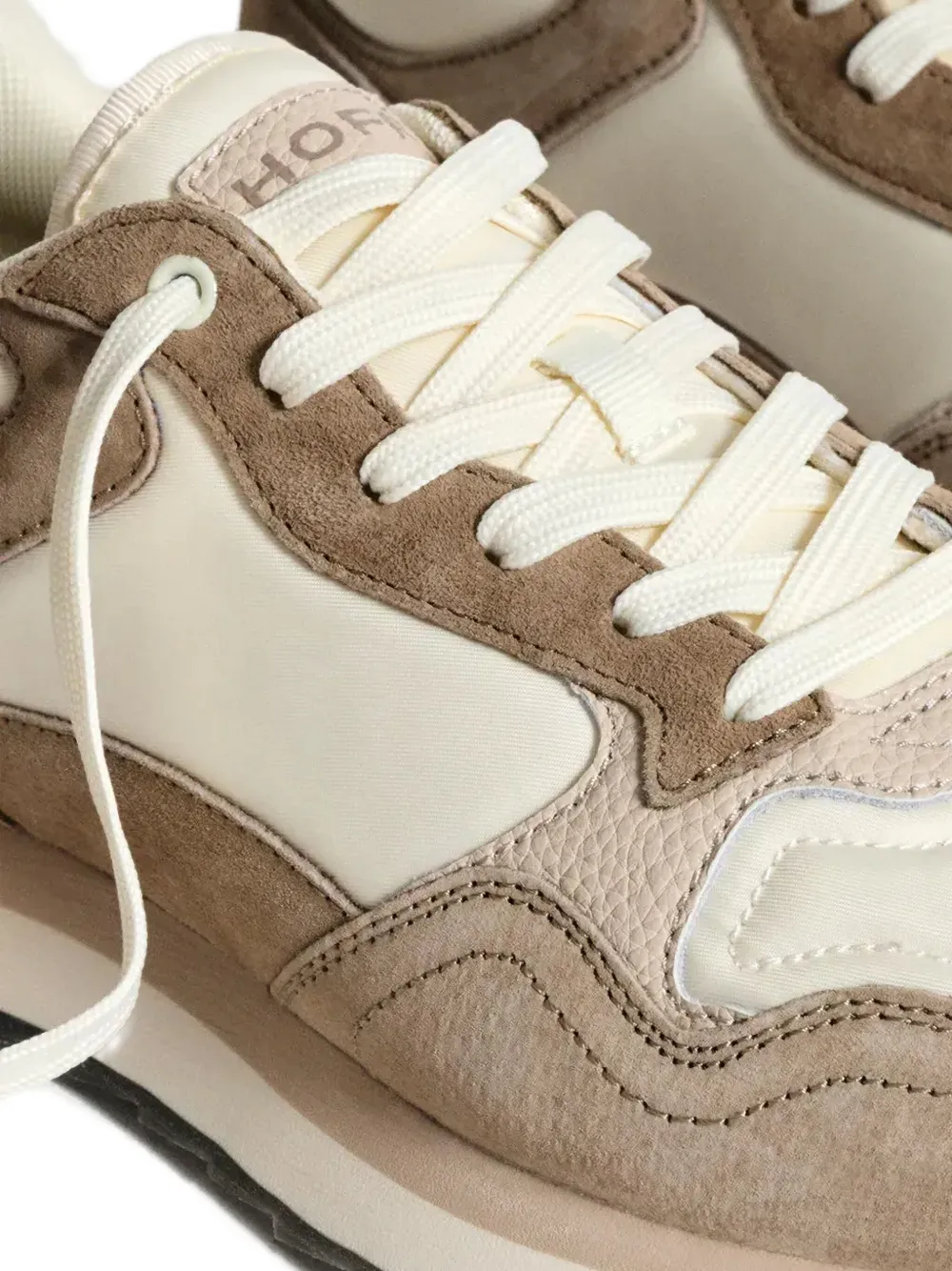 Hoff Thessaloniki panelled sneakers Brown