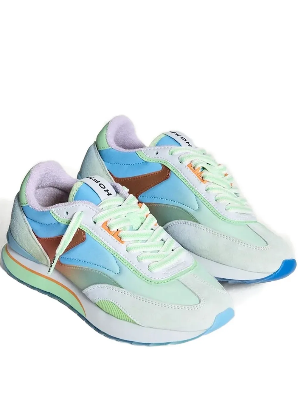 Hoff Mermaid panelled low-top sneakers Blue