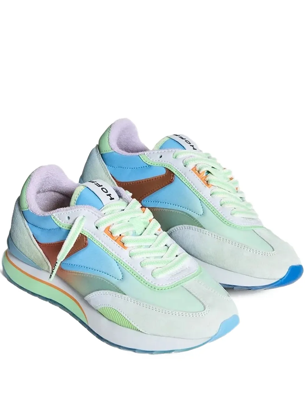 Hoff Mermaid panelled low-top sneakers Blue
