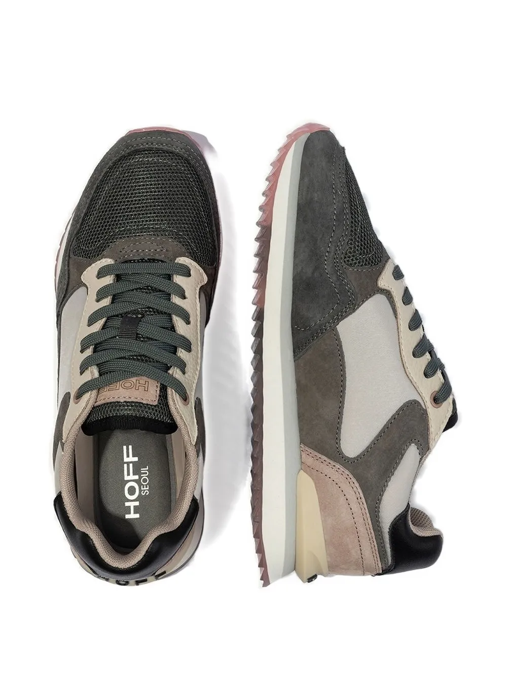 Hoff Seoul Panelled Trainers In Gray