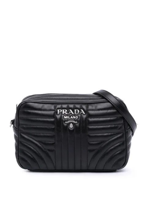Prada Pre-Owned 2000-2024 Soft Calfskin Diagramme Camera Bag crossbody bag