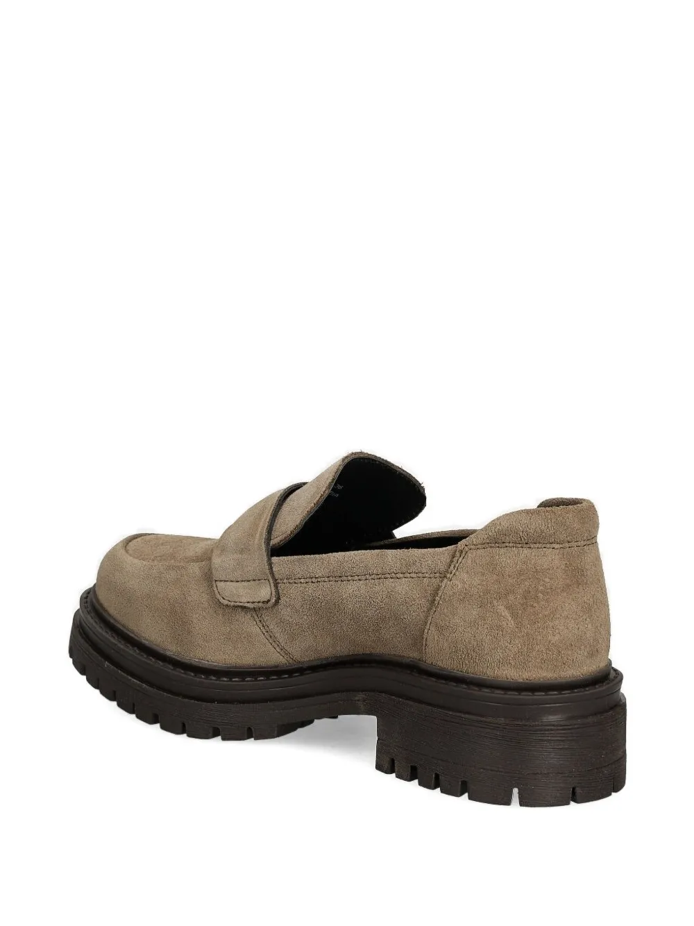 Geox suede leather loafers Brown