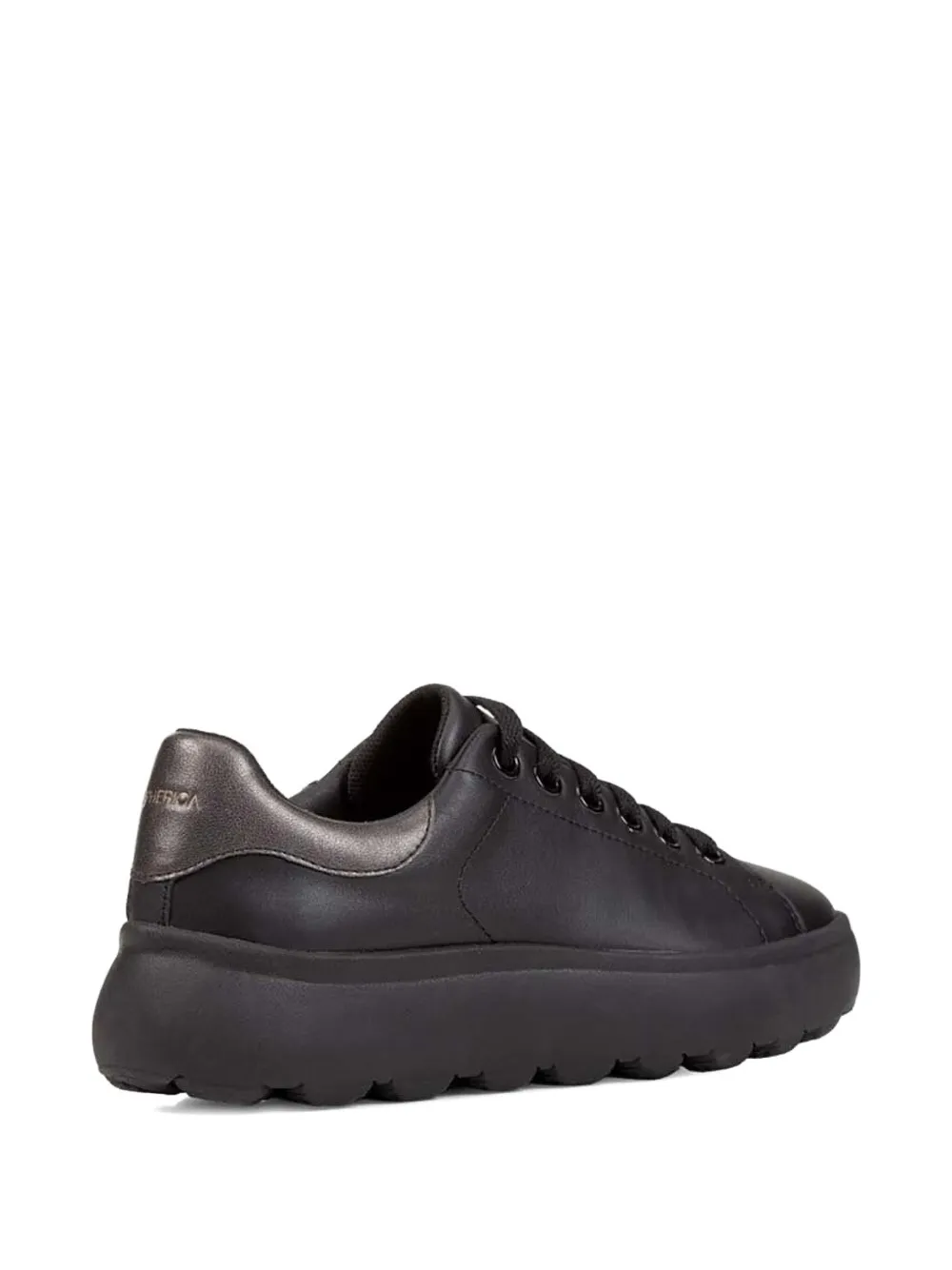 Geox Sneakers met plateauzool - Zwart