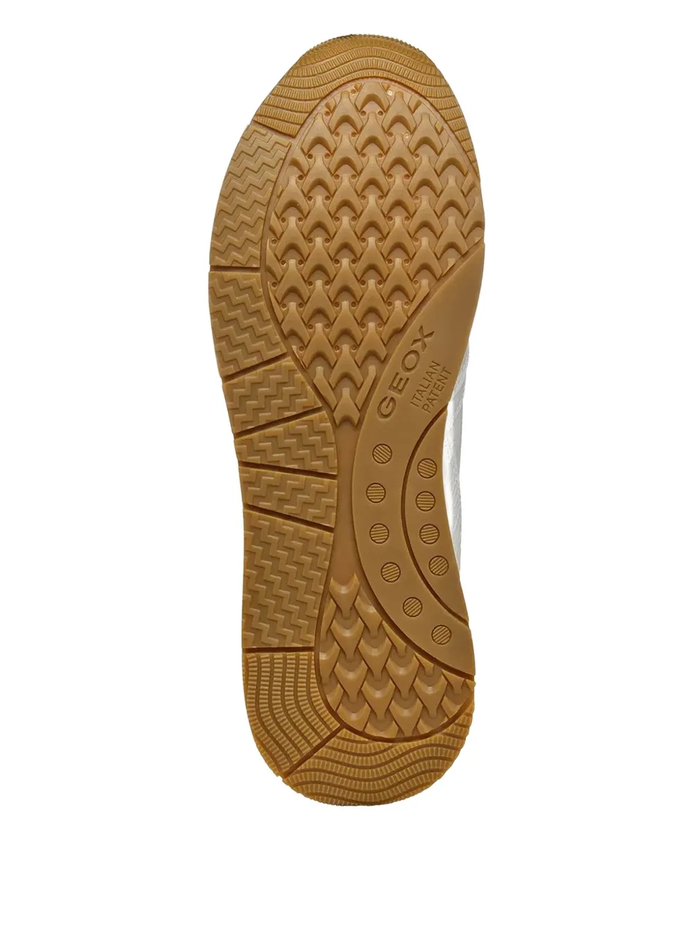 Geox Bulmya zip-detail perforated sneakers White