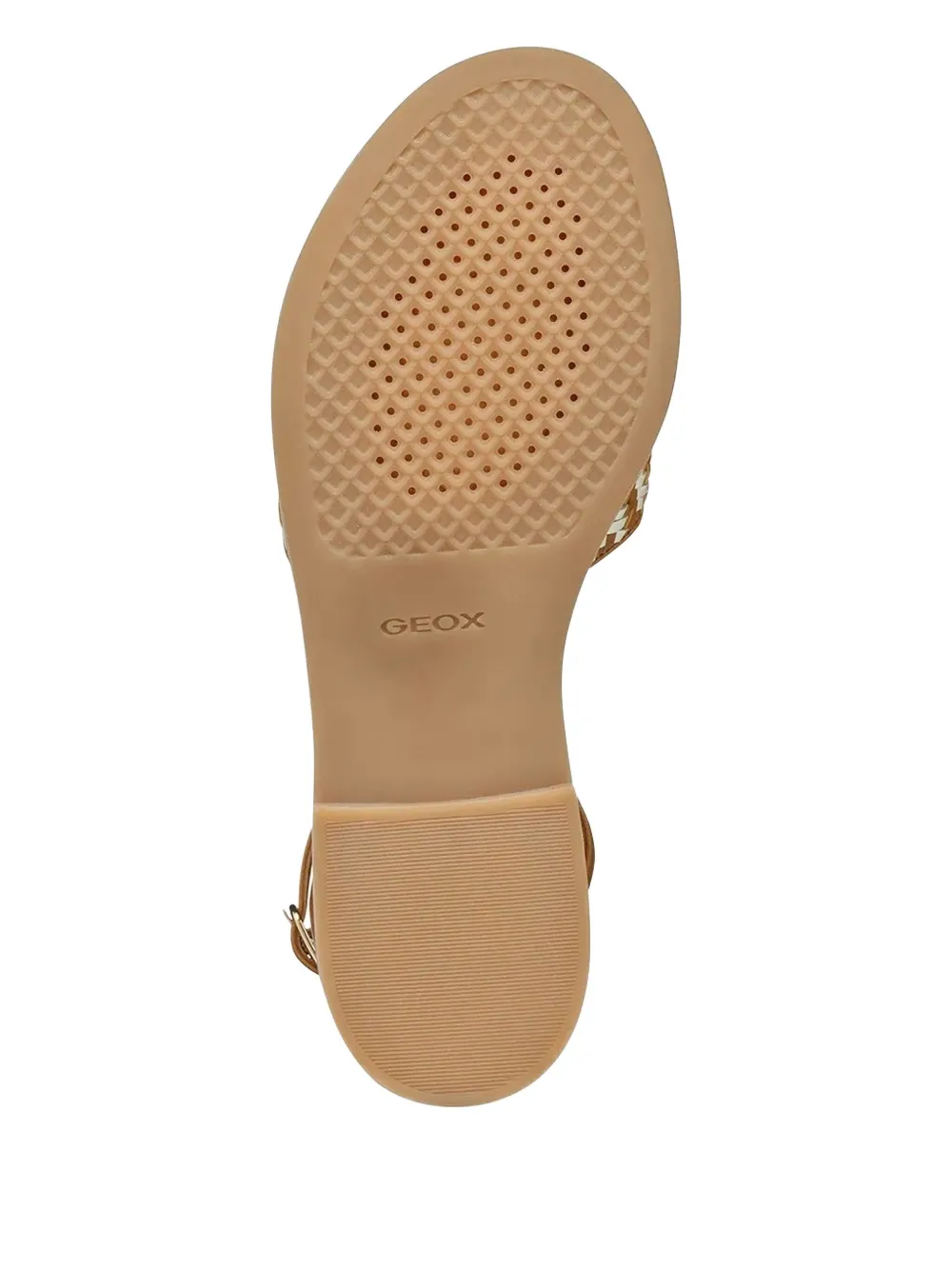 Geox woven ankle-strap sandals Brown