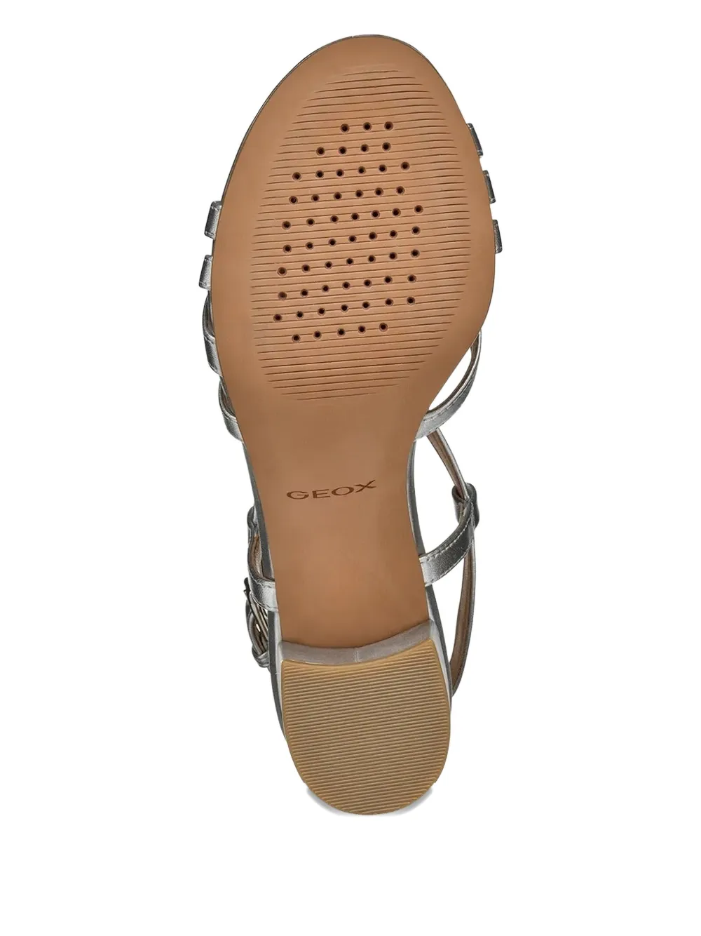 Geox 65mm Virnilisa strappy heeled sandals Grey