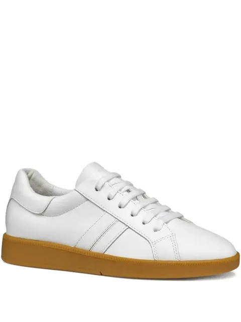 Geox Meleda leather lace-up sneakers