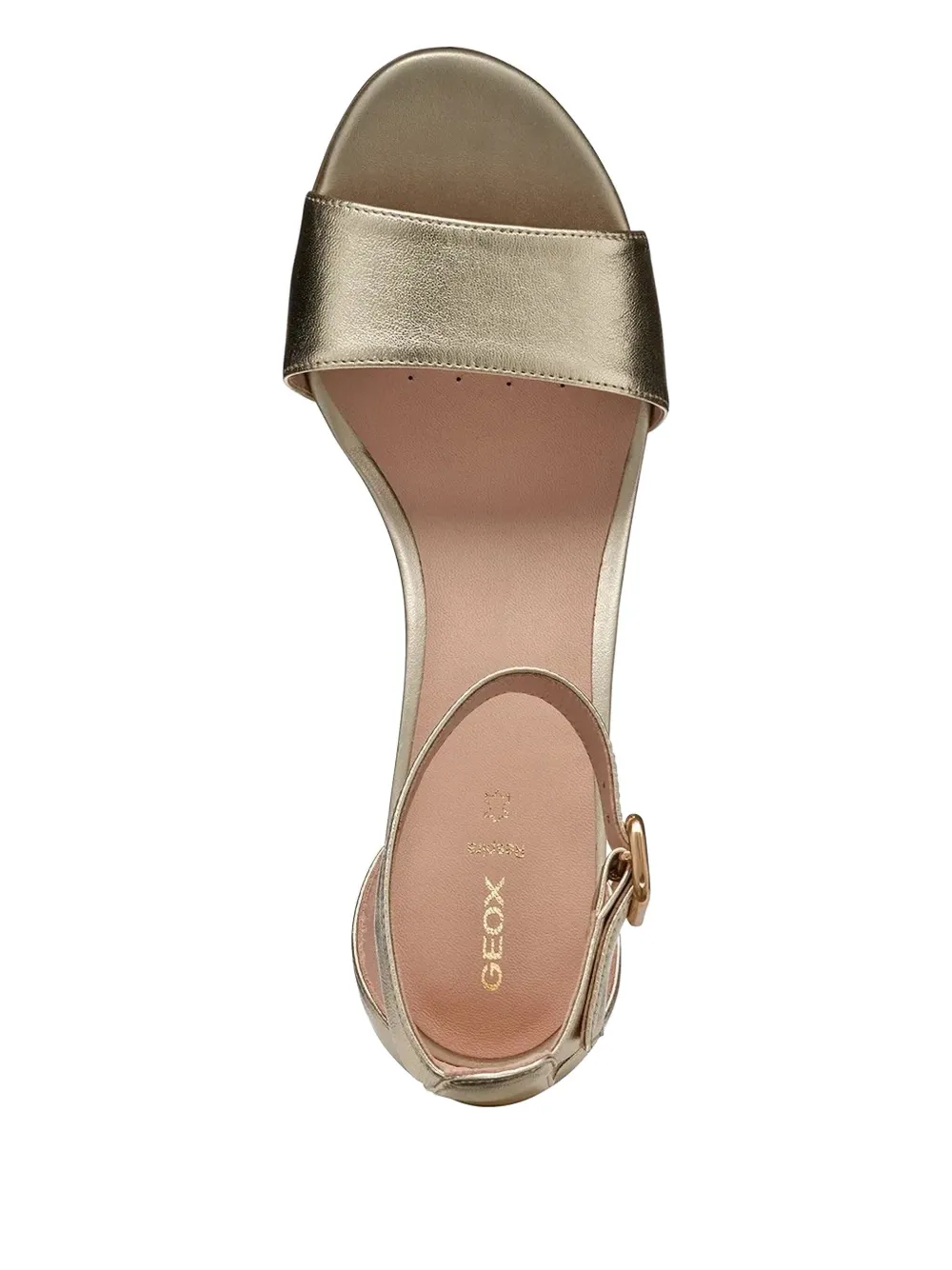 Geox 50mm Aurely sandals Gold
