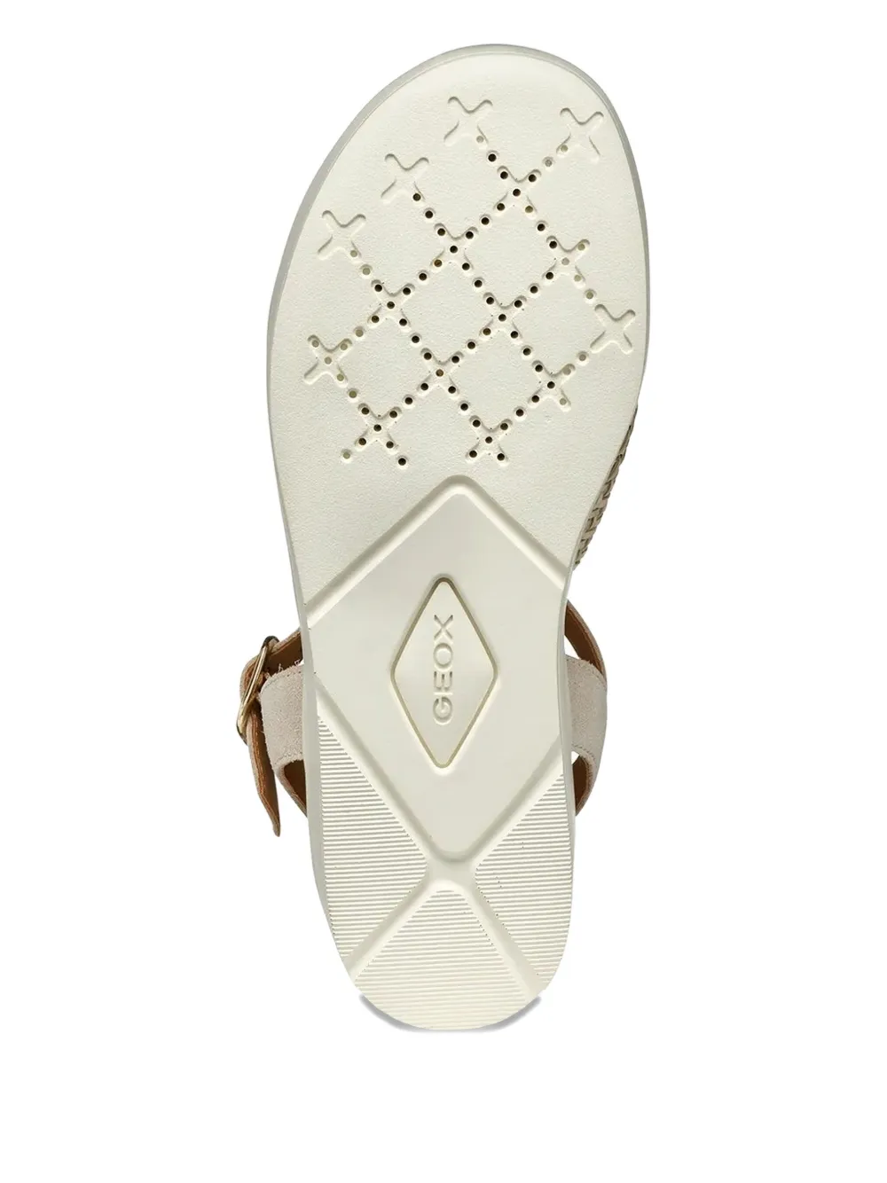 Geox 60mm Woven Cross-strap Platform Sandals In Neutral