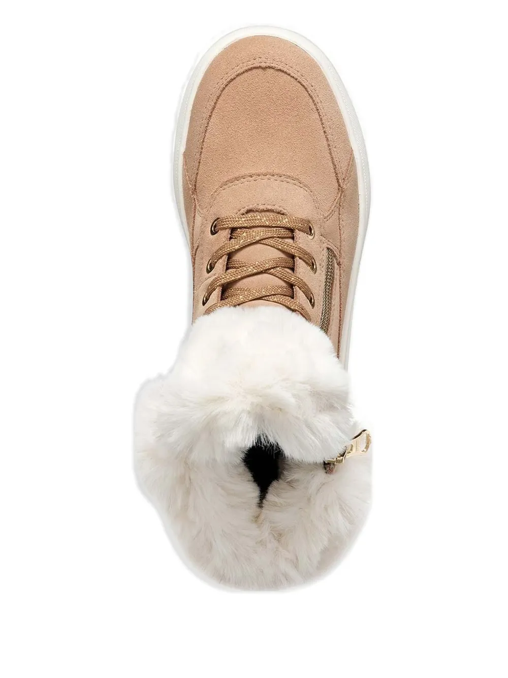 Geox Dalyla enkellaarzen met rits Beige
