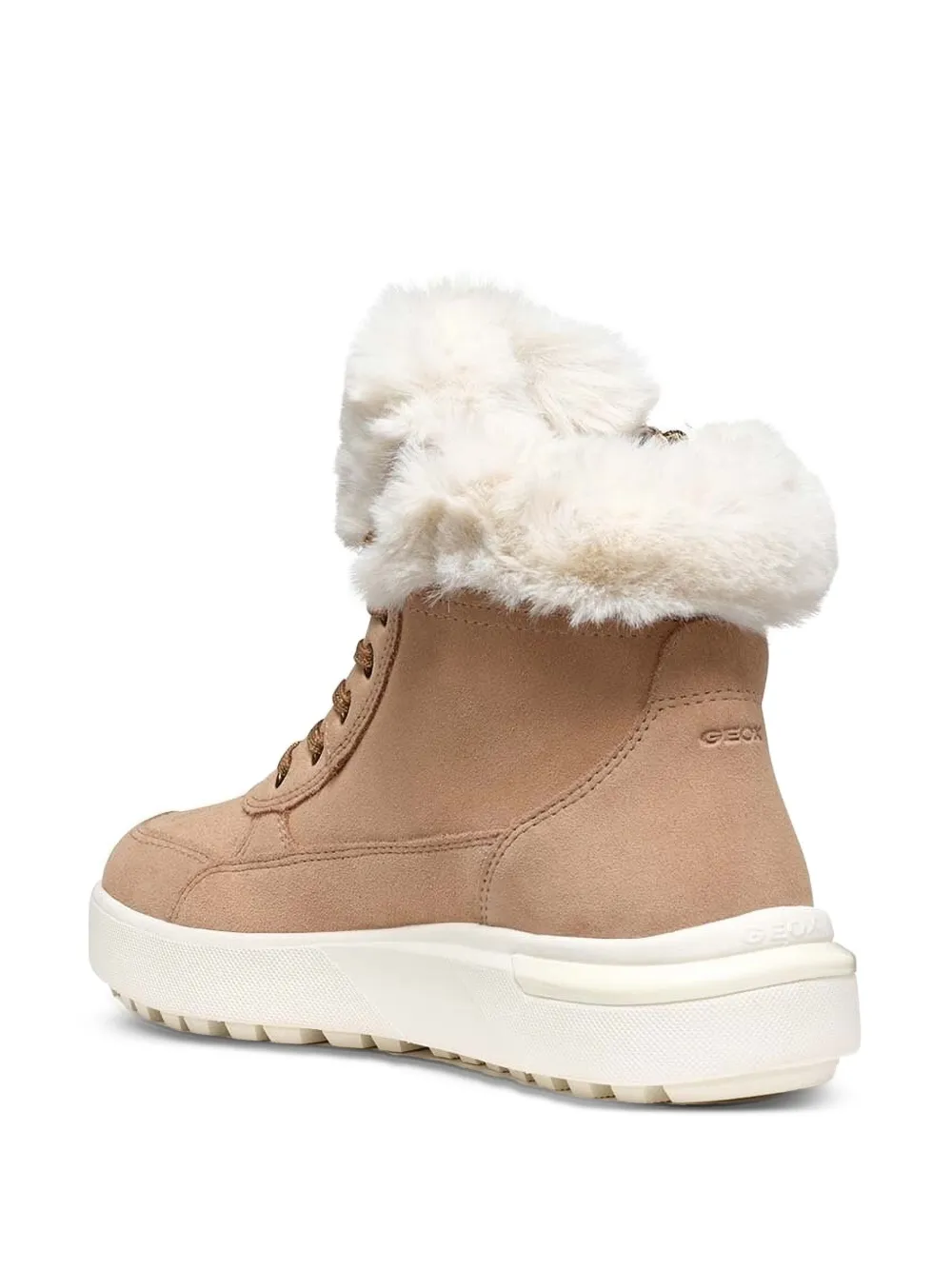 Geox Dalyla enkellaarzen met rits Beige