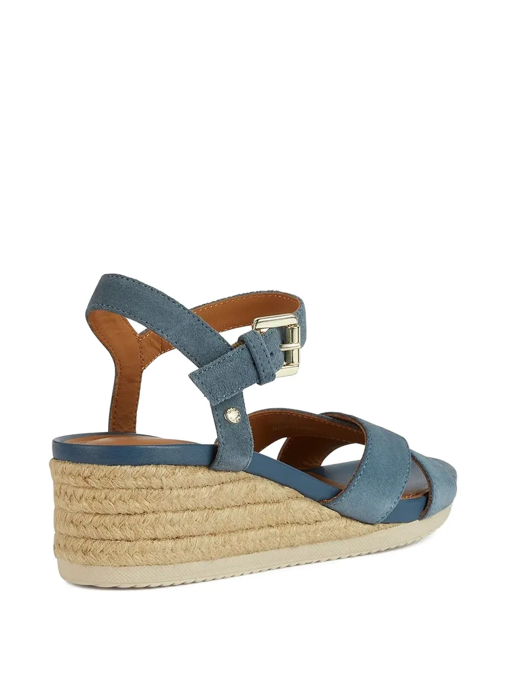 Geox 55mm crossover wedge espadrilles Blue