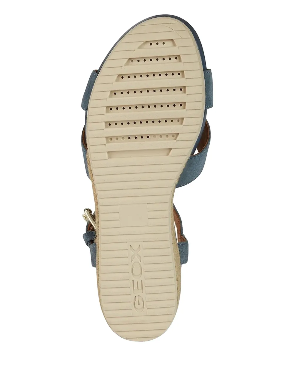 Geox 55mm crossover wedge espadrilles Blue