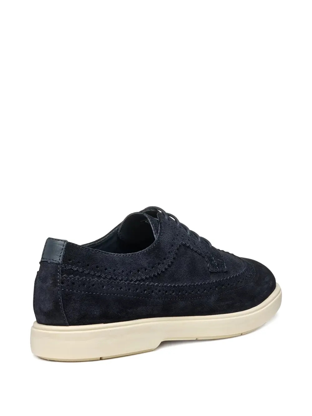Geox leather derby shoes Blue