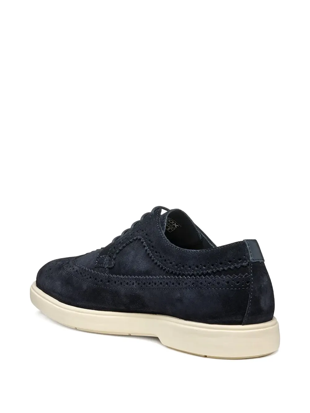 Geox leather derby shoes Blue