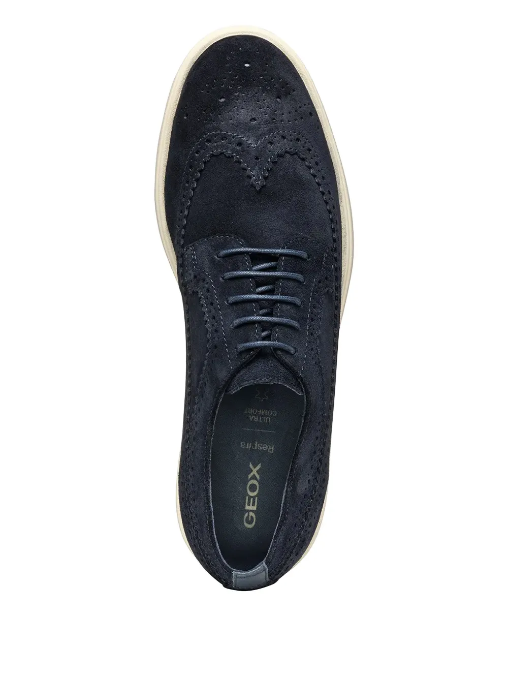 Geox leather derby shoes Blue