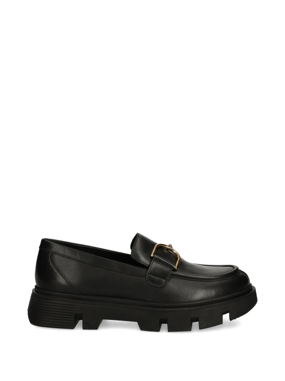 Geox Vilde buckle lug-sole loafers - Nero