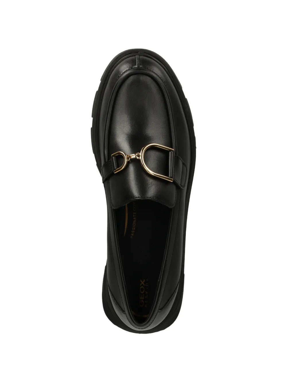 Geox Vilde loafers met chunky zool Zwart