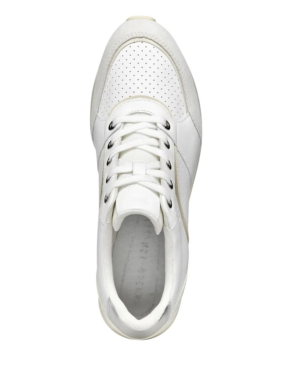 Geox perforated sneakers White
