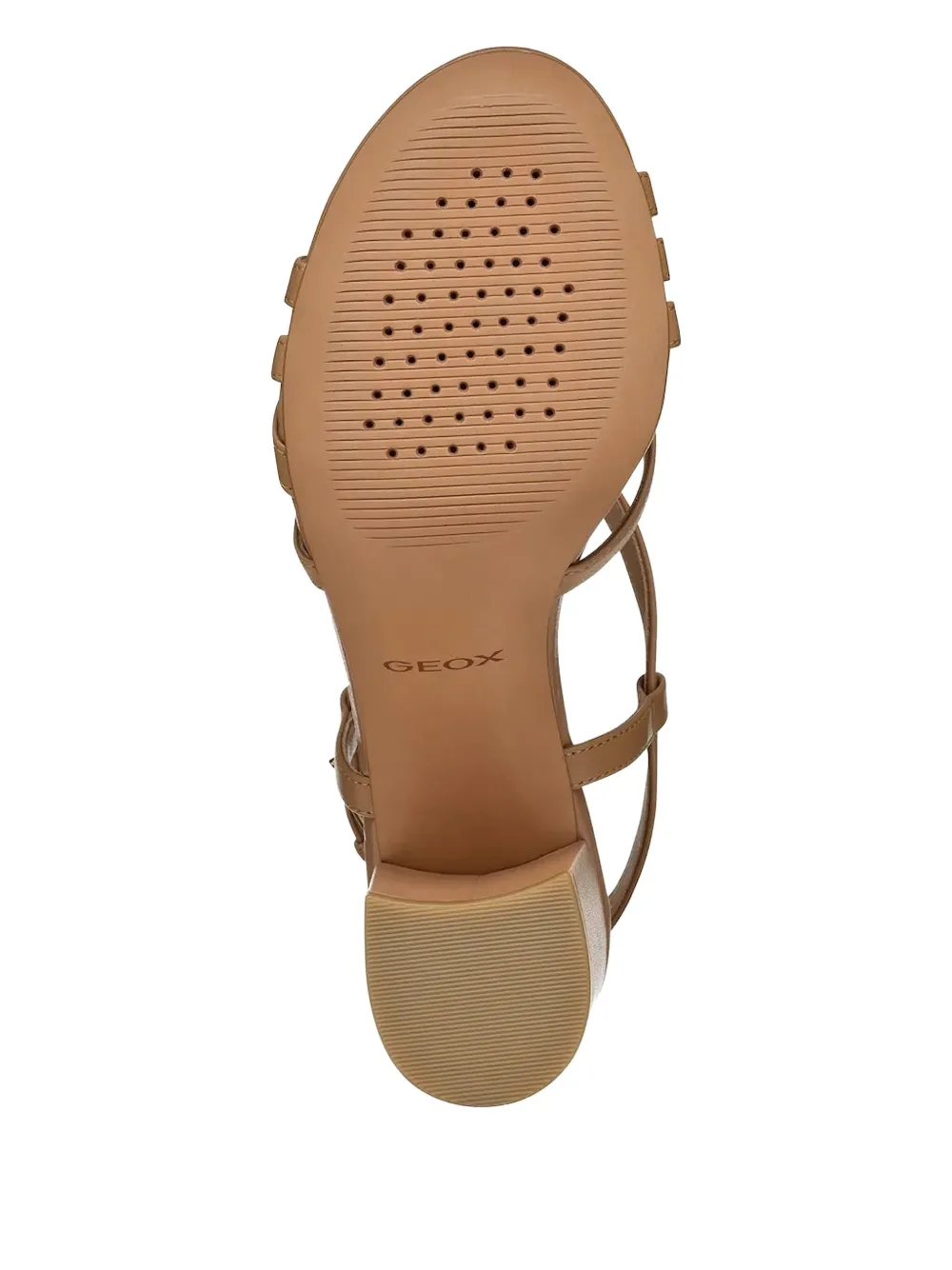Geox Sandalen met blokhak Bruin