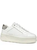 Geox Spherica Ecub-2 snakeskin-detail platform sneakers - White