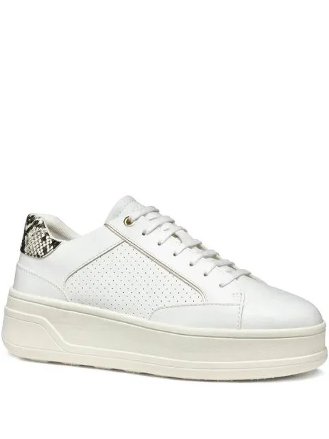 Geox Spherica Ecub-2 snakeskin-detail platform sneakers