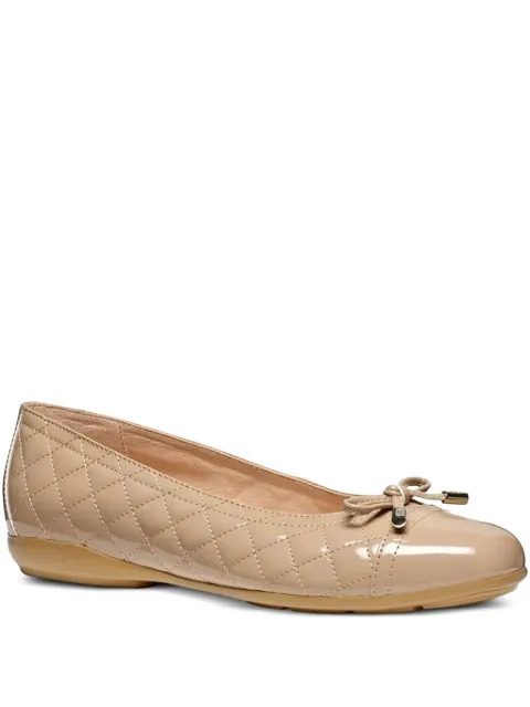 Geox  Annytah B quilted bow ballet flats