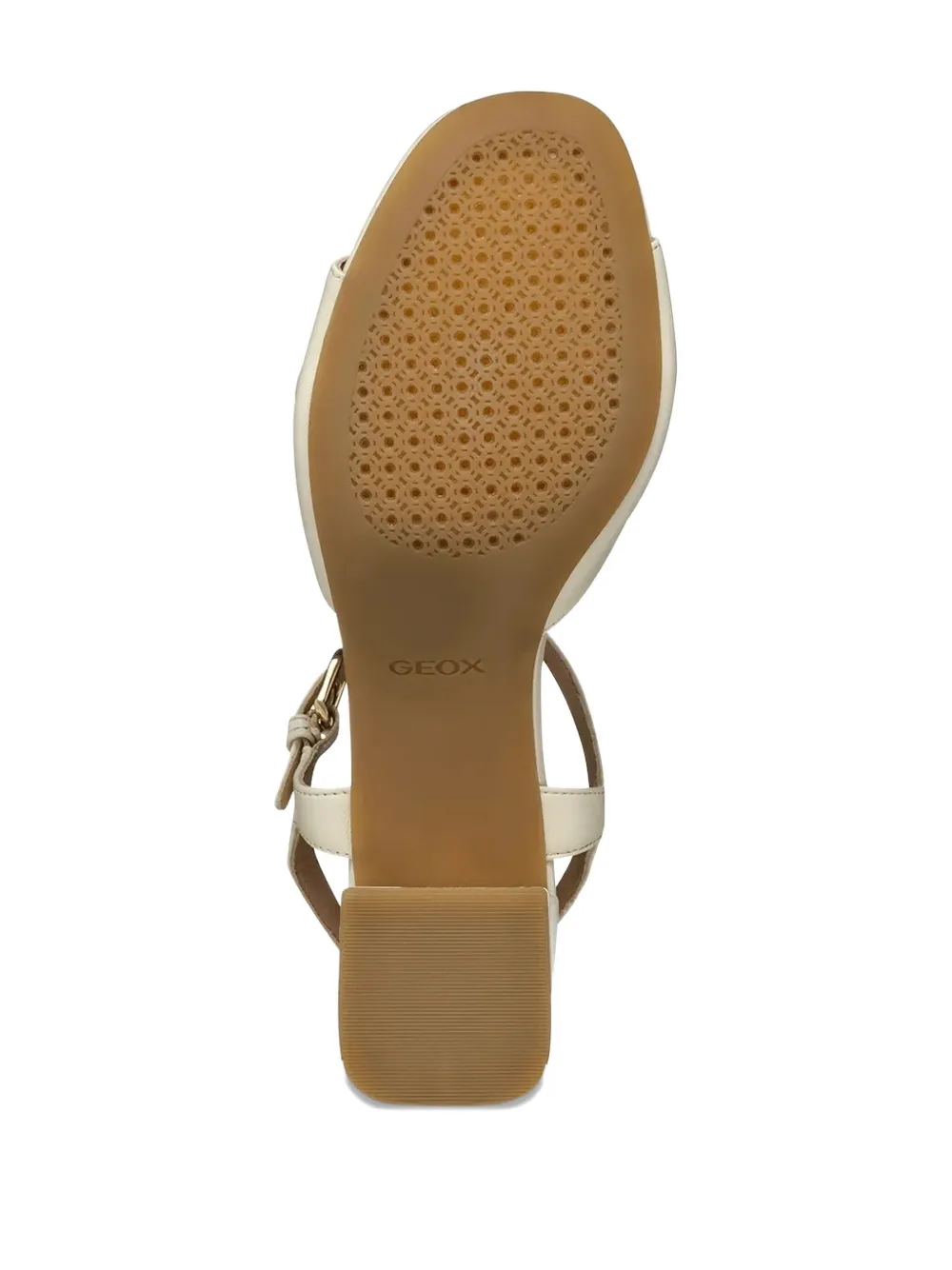 Geox 55mm New Eraklia chain-embellished block-heel pumps White