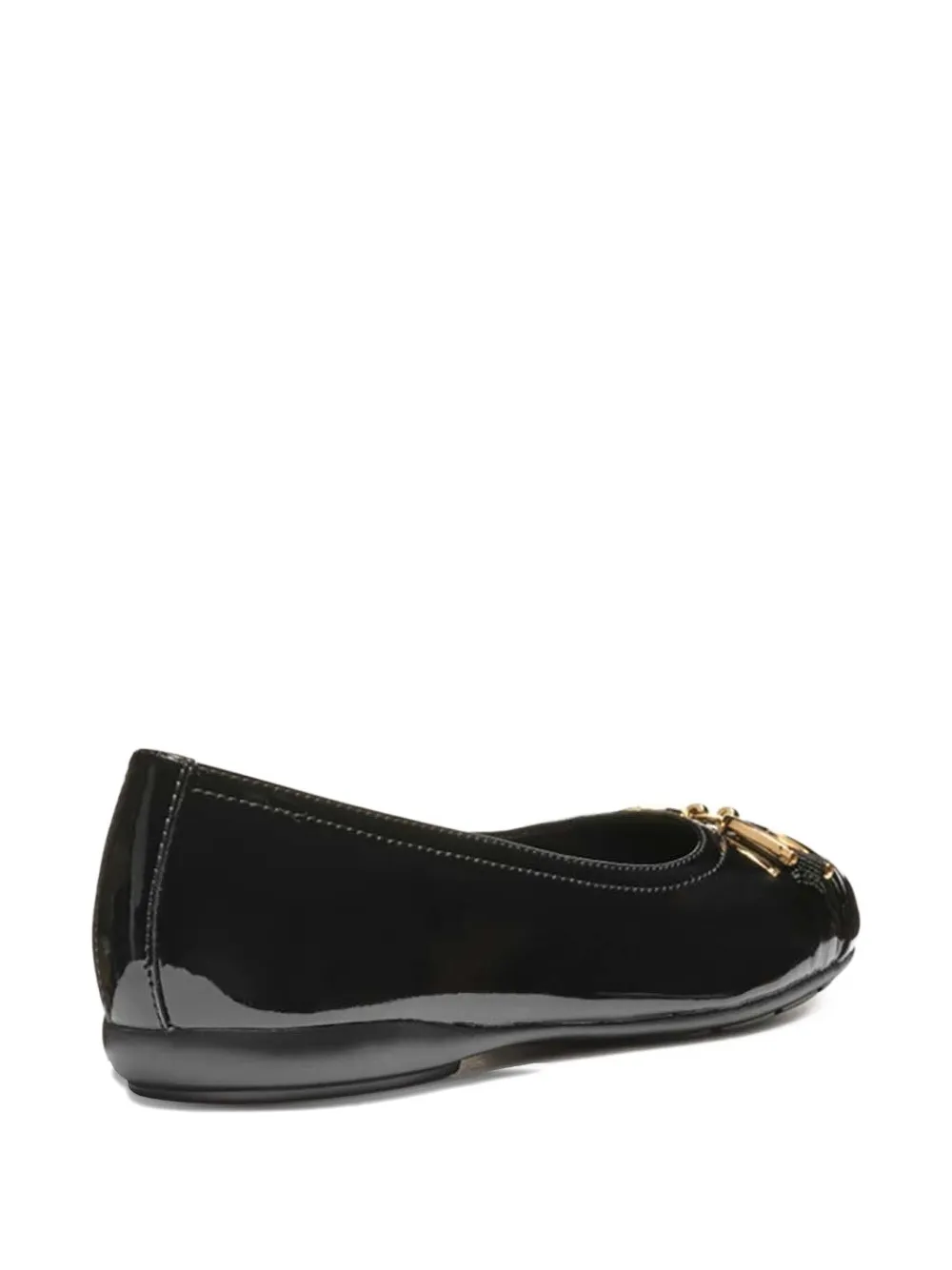 Geox buckle-detail ballet flats - Zwart