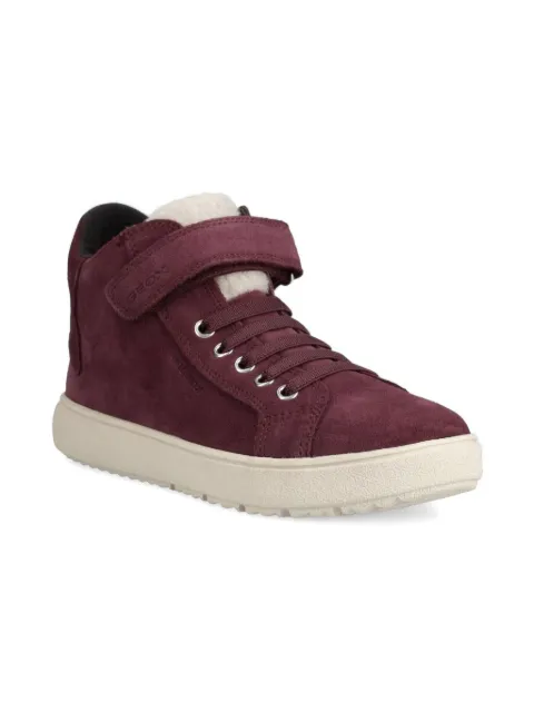 Geox star-embellished strap sneakers