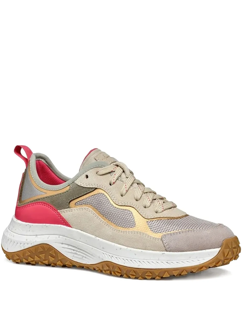Geox mesh-panelled chunky sneakers Neutrals