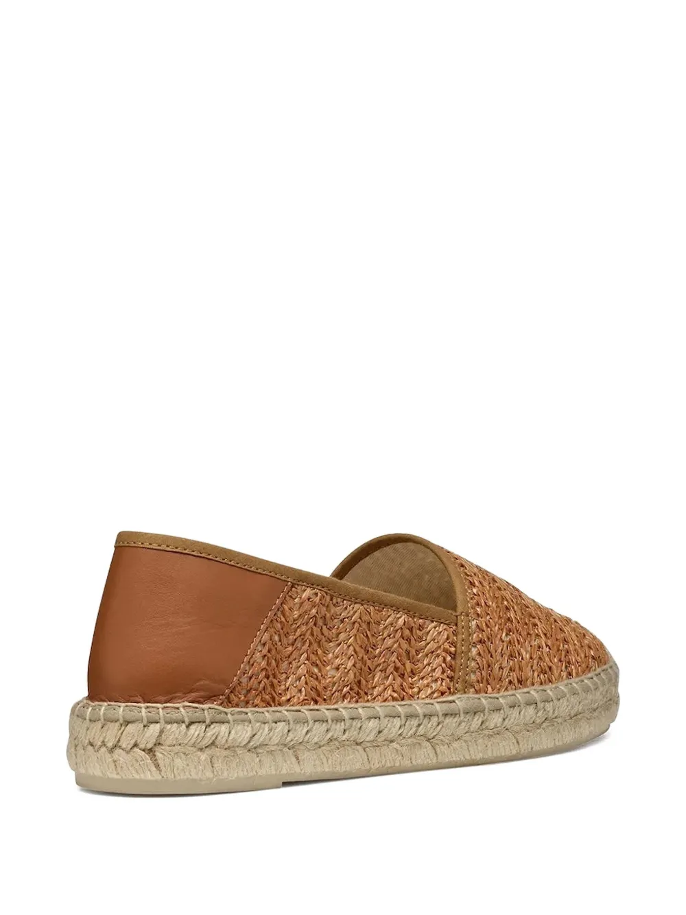 Geox Woven Espadrilles In Brown