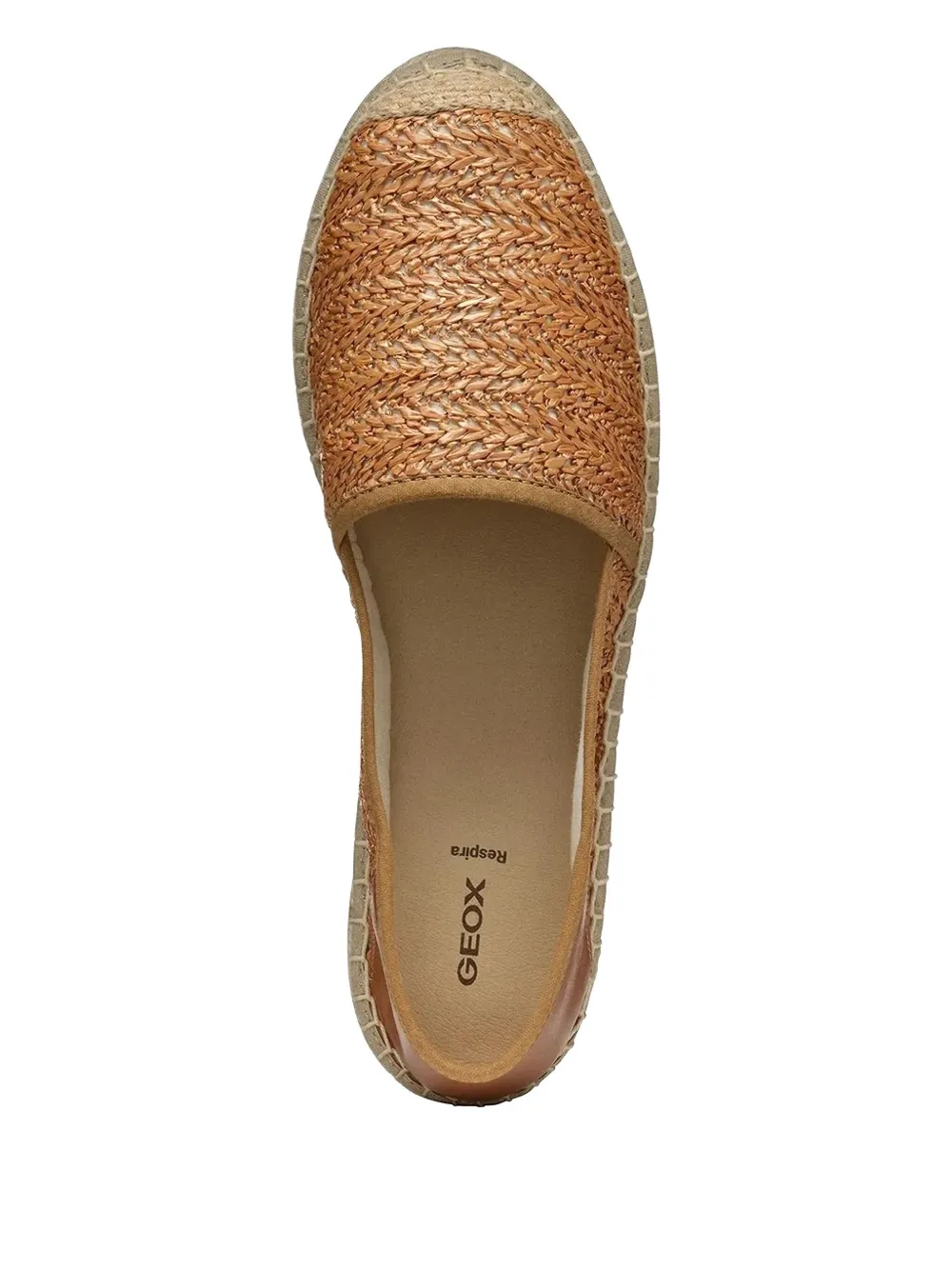 Geox Woven Espadrilles In Brown