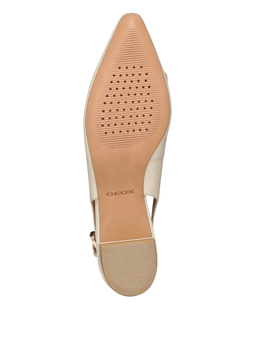 Geox Slingback Flat Pumps In Neutral