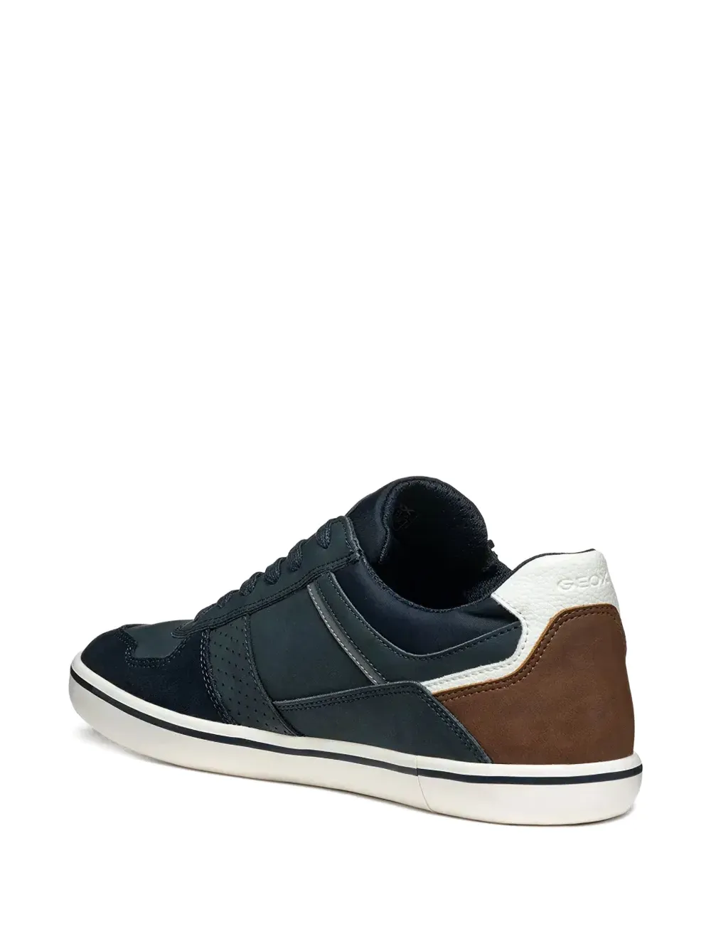 Geox Elver sneakers met vlakken en ritsdetail Blauw